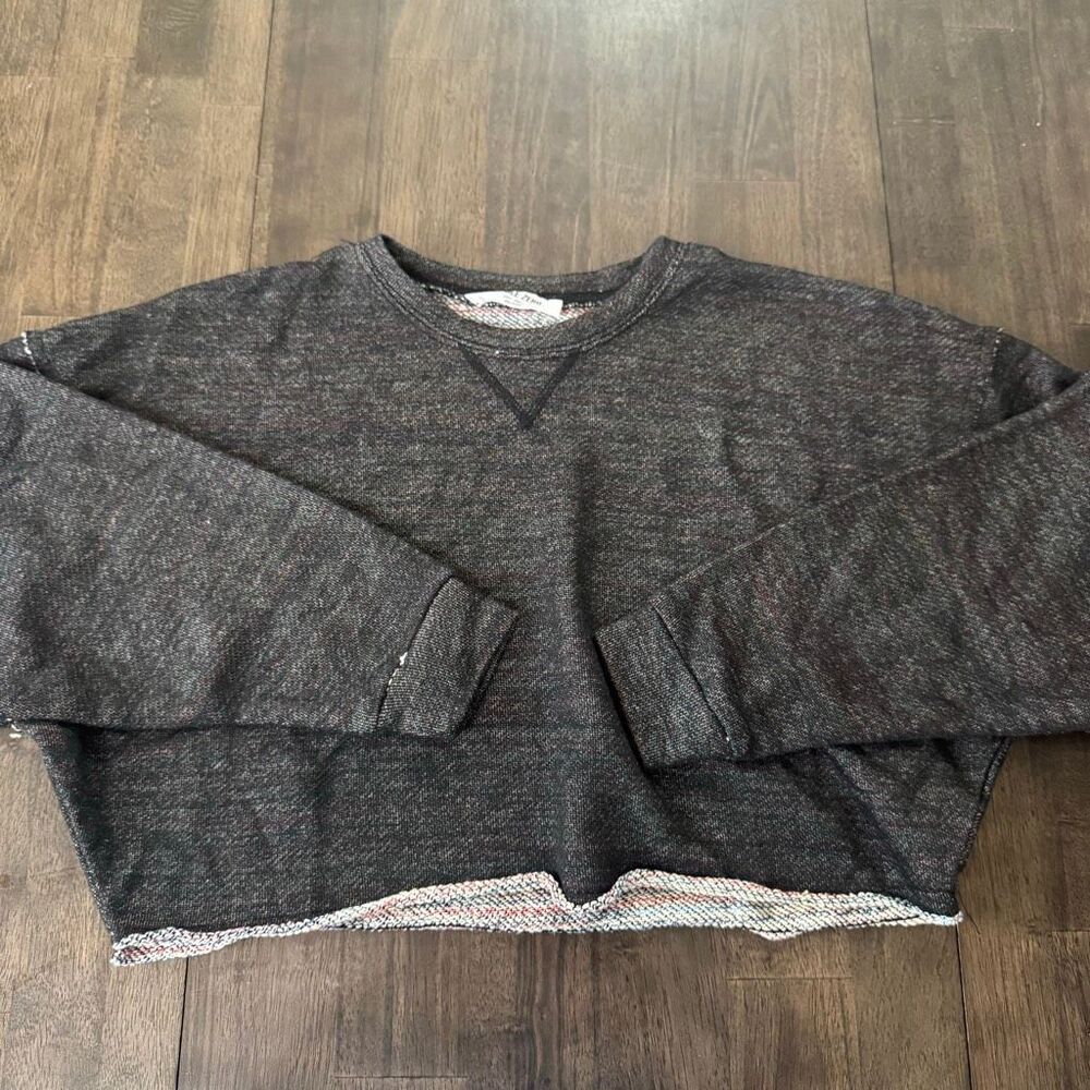 Double Zero Cropped Sweatshirt